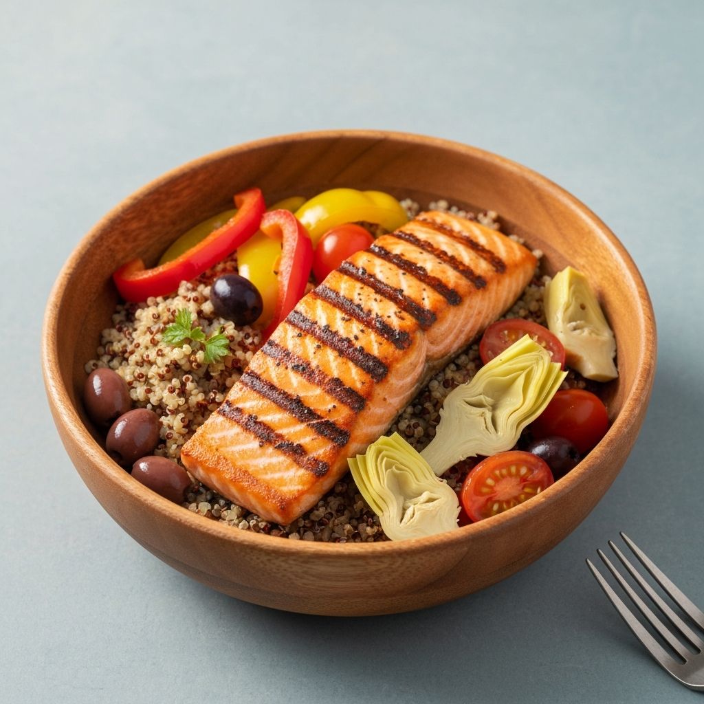 Mediterranean Salmon Bowl